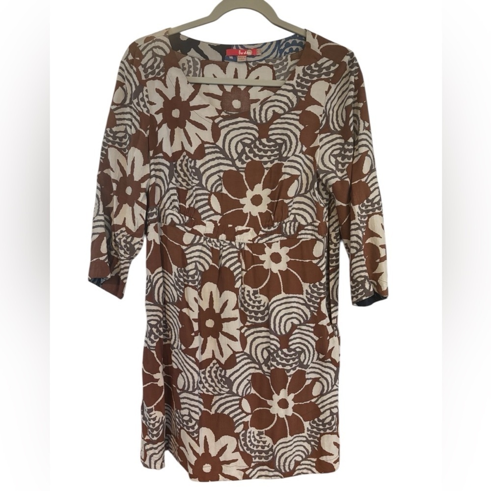 Boden Floral light weight Dress EUC